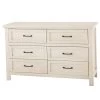 Westwood Westfield Six Drawer Dresser - Brushed White