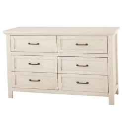 Westwood Westfield Six Drawer Dresser - Brushed White