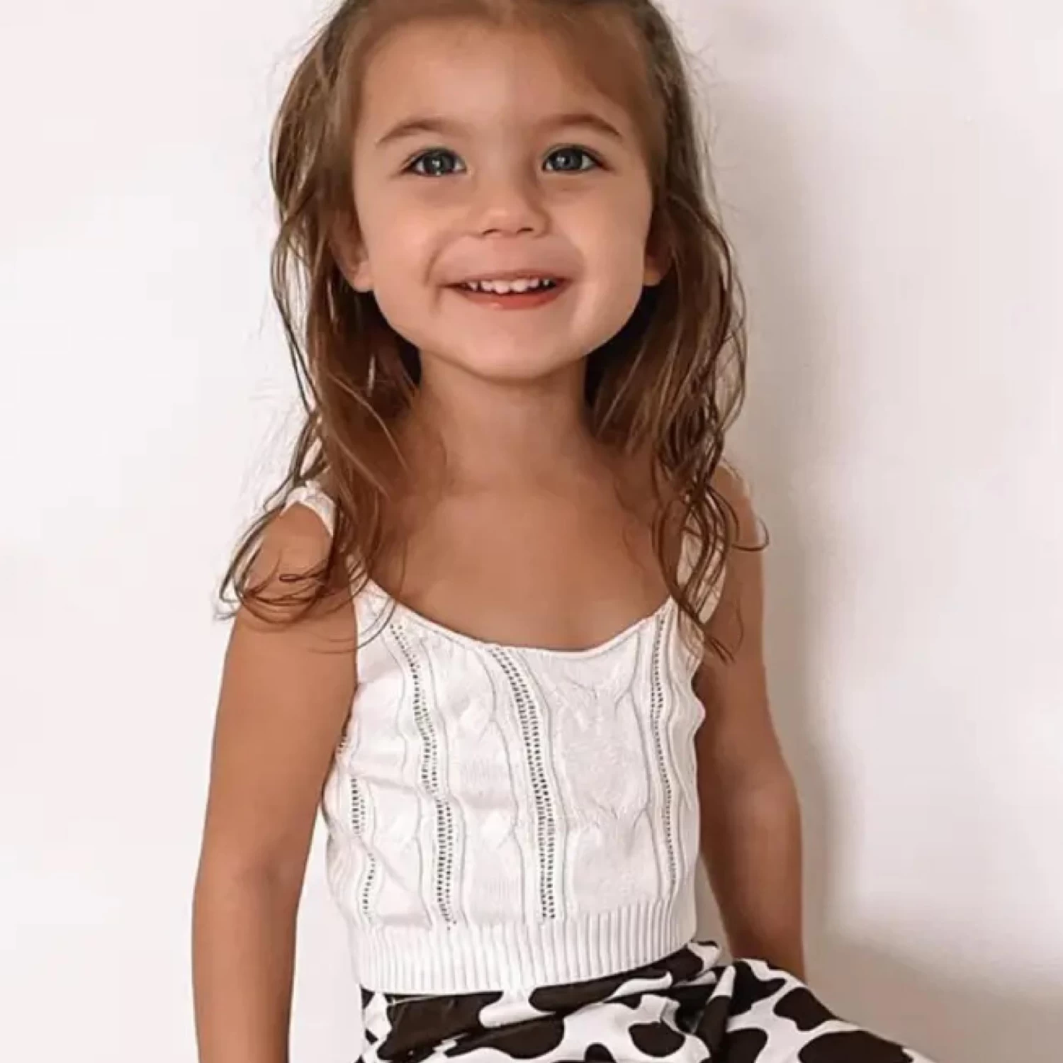 Ezra Cable Knit Tank - Ivory