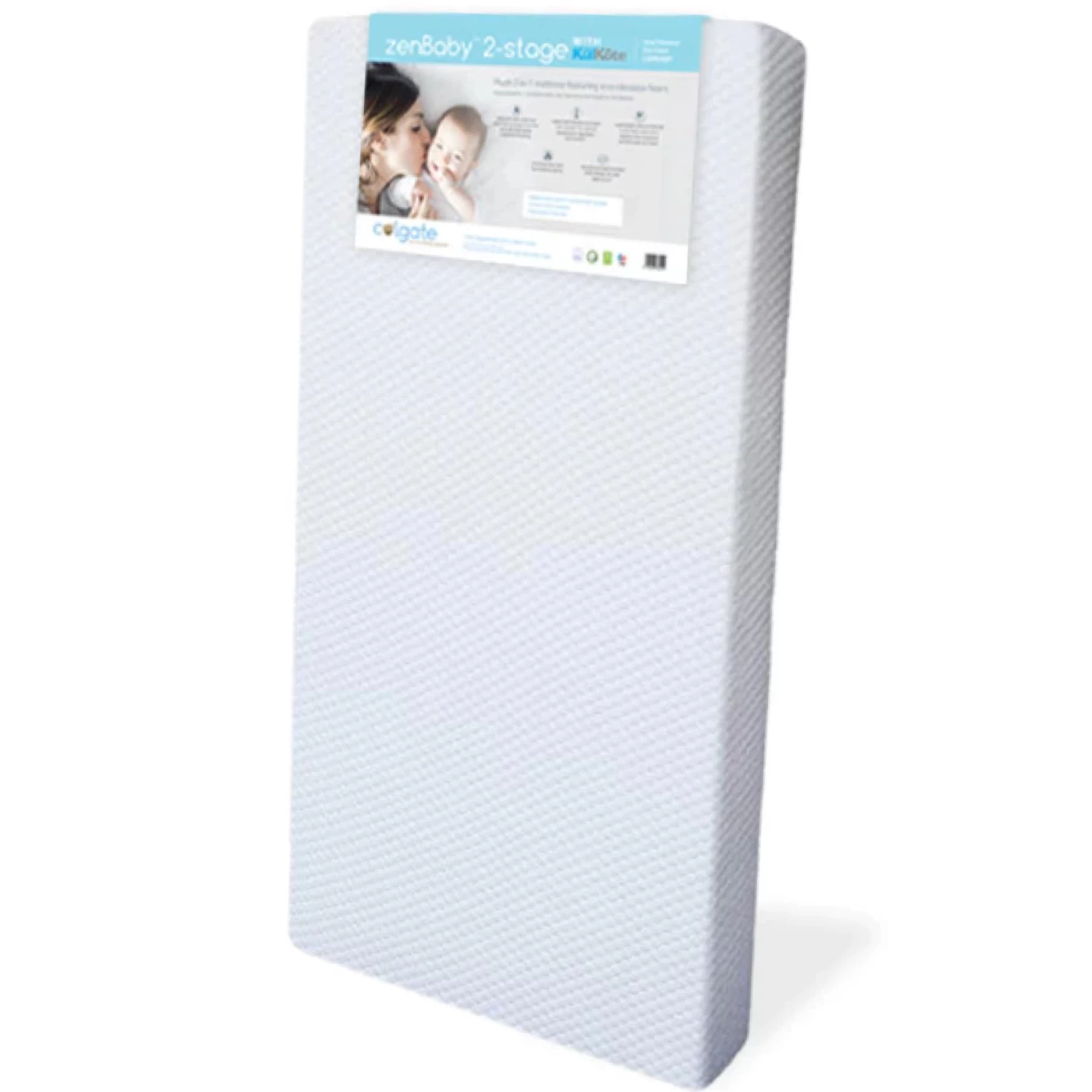 ZenBaby 2-Stage Crib Mattress With Kulkote