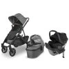 UPPAbaby VISTA V2 And MESA Max Travel System - Greyson Charcoal Melange/Jake Charcoal Black
