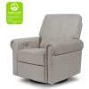Linden Electronic Recliner And Swivel Glider In Eco-Performance Fabric - Performance Grey Eco-Weave