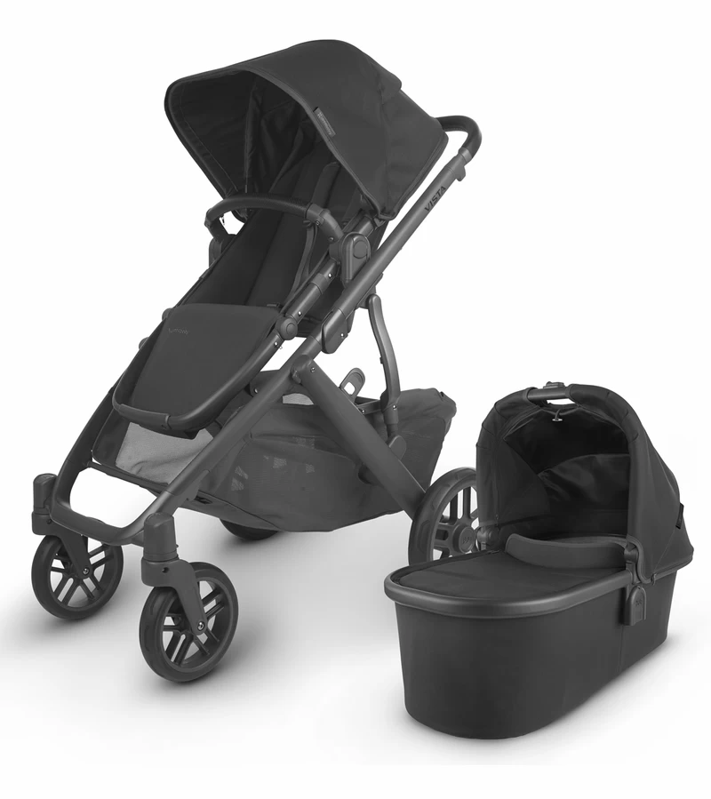 UPPAbaby VISTA V2 And MESA Max Travel System - Jake Charcoal Black/Greyson Charcoal Melange - Image 3
