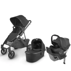UPPAbaby VISTA V2 And MESA Max Travel System - Jake Charcoal Black/Greyson Charcoal Melange