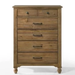 Westwood Highland 5 Drawer Chest - Sand Dune
