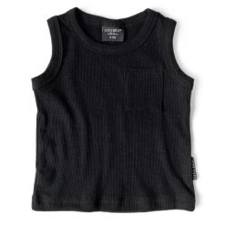 LB Ribbed Tank - Black