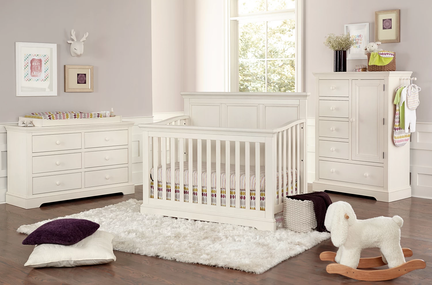 Westwood Hanley Convertible Crib - Chalk - Image 2