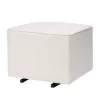 Babyletto Kiwi Gliding Ottoman - Performance Cream Eco-Weave