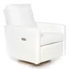 DREW – RECLINER SWIVEL NURSERY GLIDER - HIGH PERFORMANCE CLOUD WHITE