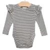 City Mouse Flutter Bodysuit - Natural Stripe