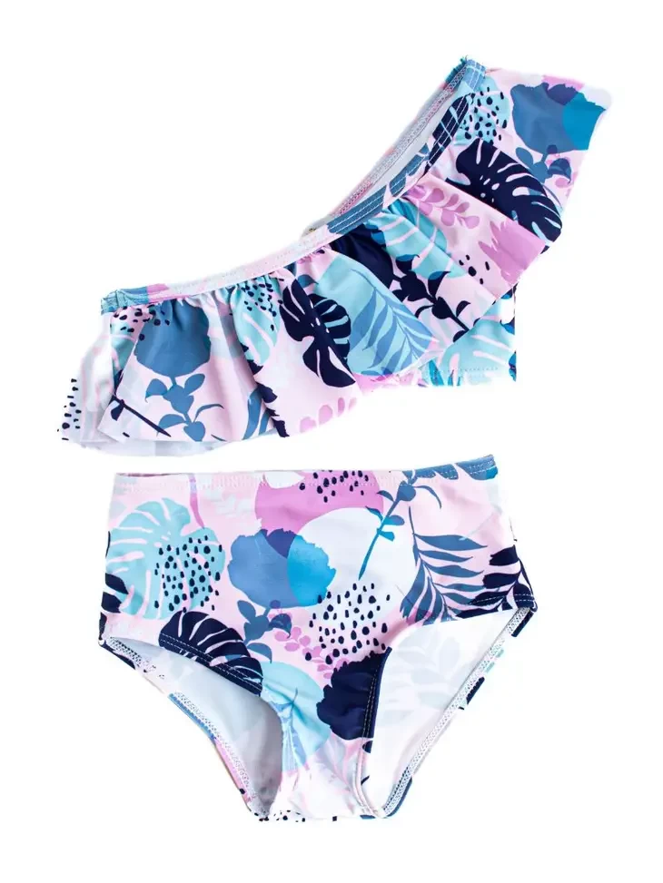 Meilani Two Piece Swimsuit - Tropical Pastels - Image 5