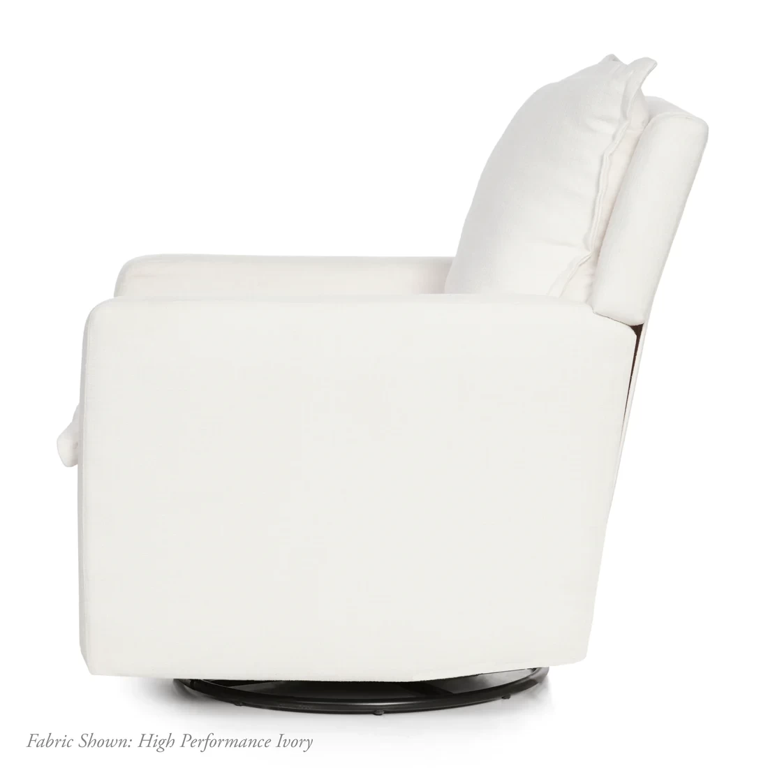 FLYNN β RECLINER SWIVEL NURSERY GLIDER β HIGH PERFORMANCE IVORY - Image 3