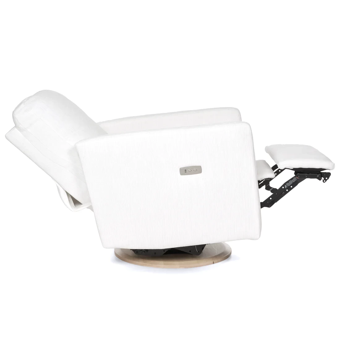 DREW β RECLINER SWIVEL NURSERY GLIDER - HIGH PERFORMANCE CLOUD WHITE - Image 3