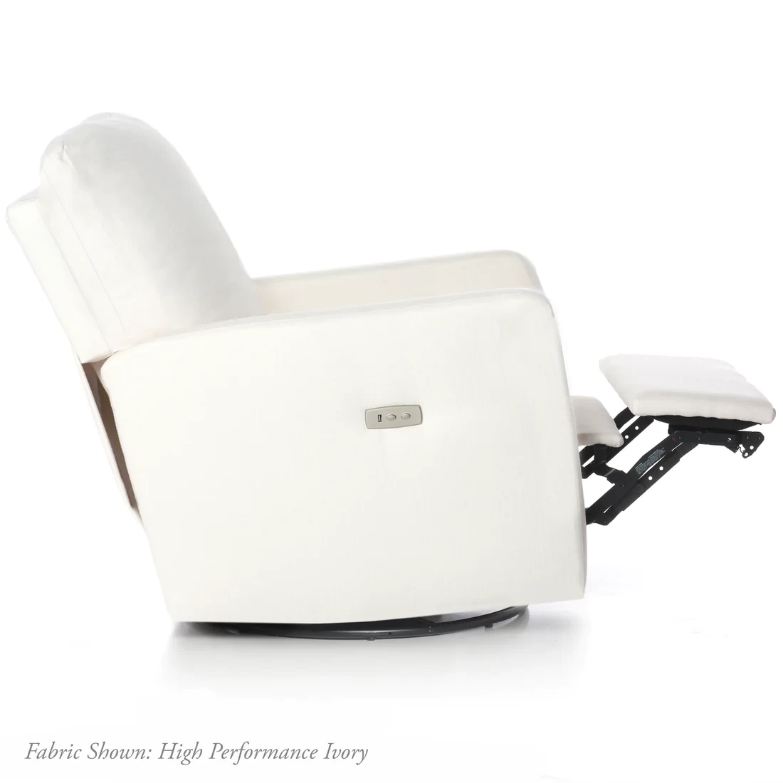 DREW β RECLINER SWIVEL NURSERY GLIDER - HIGH PERFORMANCE IVORY - Image 3