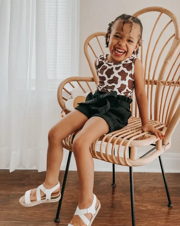 Quinn Tie-Waist Denim Shorts - Black - Image 2