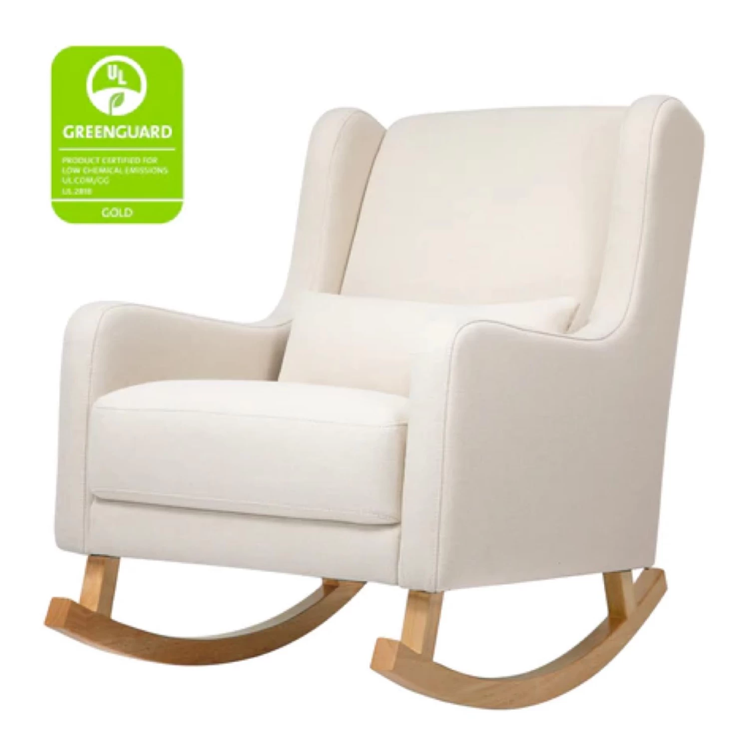 Babyletto Kai Rocker In Eco-Performance Fabric - Performance Natural Eco-Twill With Light Legs