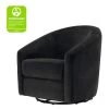 Babyletto Madison Swivel Glider - Black Velvet