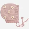 Cotton Flower Bonnet - Blush