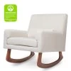 Babyletto Sleepytime Rocker In Eco-Performance Fabric - Performance Cream Eco-Weave With Dark Legs