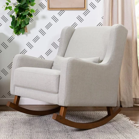 Babyletto Kai Rocker In Eco-Performance Fabric - Performance Grey Eco - Twill Dark Legs - Image 2