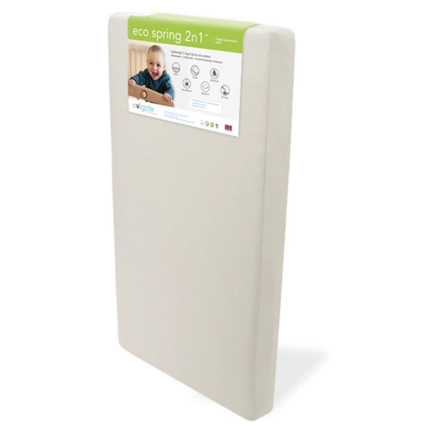 Colgate Eco Spring 2-N-1 Crib Mattress
