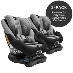 Baby Jogger City Turn Convertible Car Seat (2 Pack) - Onyx Black