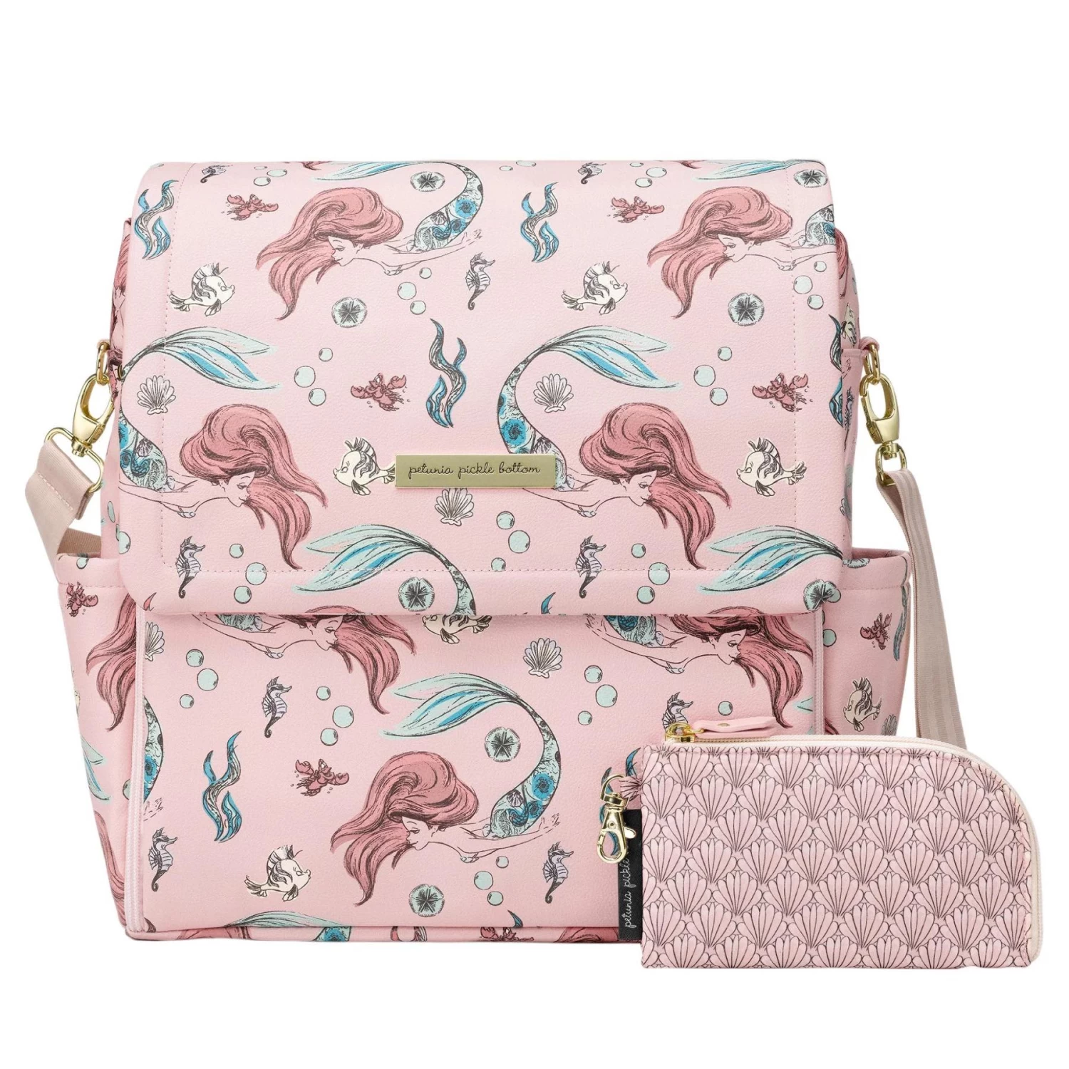 BOXY BACKPACK DIAPER BAG IN DISNEY'S LITTLE MERMAID