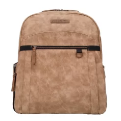 2-IN-1 PROVISIONS BREAST PUMP & DIAPER BAG BACKPACK IN BRIOCHE