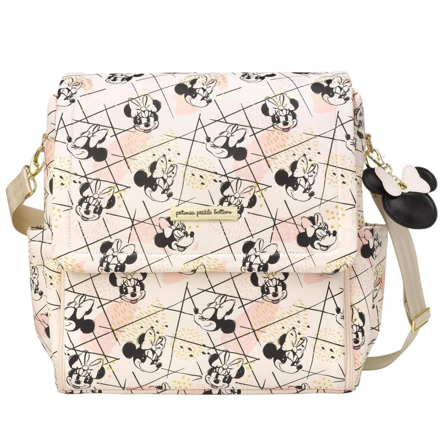 BOXY BACKPACK IN SHIMMERY MINNIE MOUSE