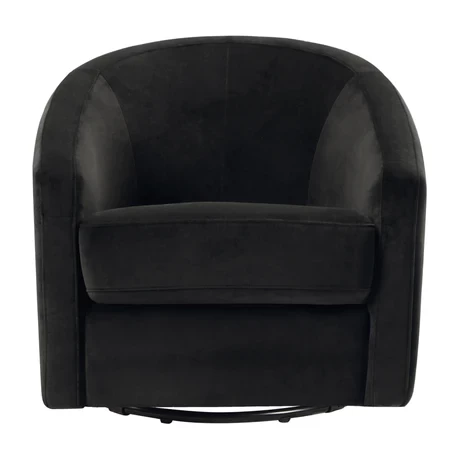 Babyletto Madison Swivel Glider - Black Velvet - Image 4