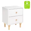 Babyletto Lolly Nightstand With USB Port - White / Natural