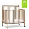 Winston 4-in-1 Convertible Mini Crib - Vintage Gold