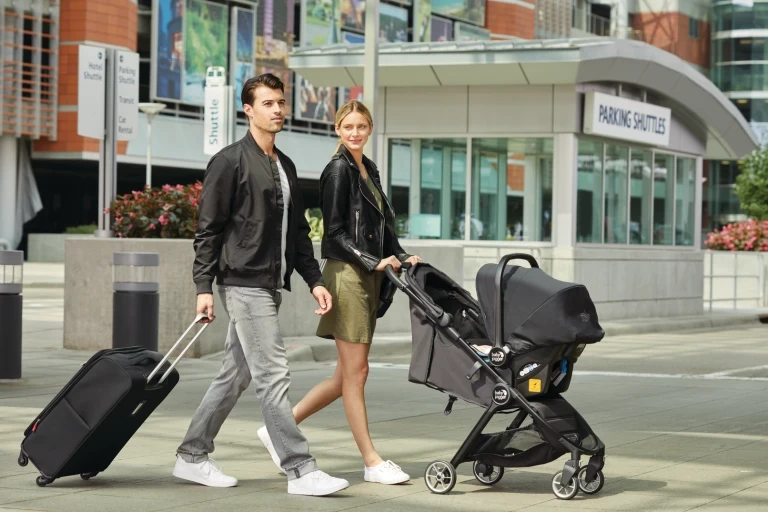 Baby Jogger City Tour 2 Ultra-Compact Travel Stroller + Belly Bar Bundle - Jet - Image 7