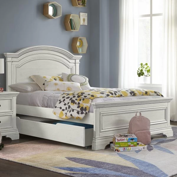 Westwood Olivia Full Bed - Brushed White - Image 2
