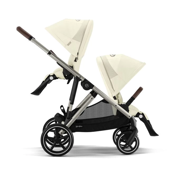 Cybex Gazelle S Stroller - Seashell Beige (Taupe Frame) - Image 6