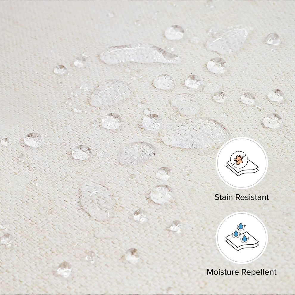 Willa Recliner In Eco-Performance Fabric | Water Repellent & Stain Resistant - Performance Cream Eco-Weave - Image 5