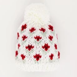 Bitty Blooms Holiday Beanie Hat