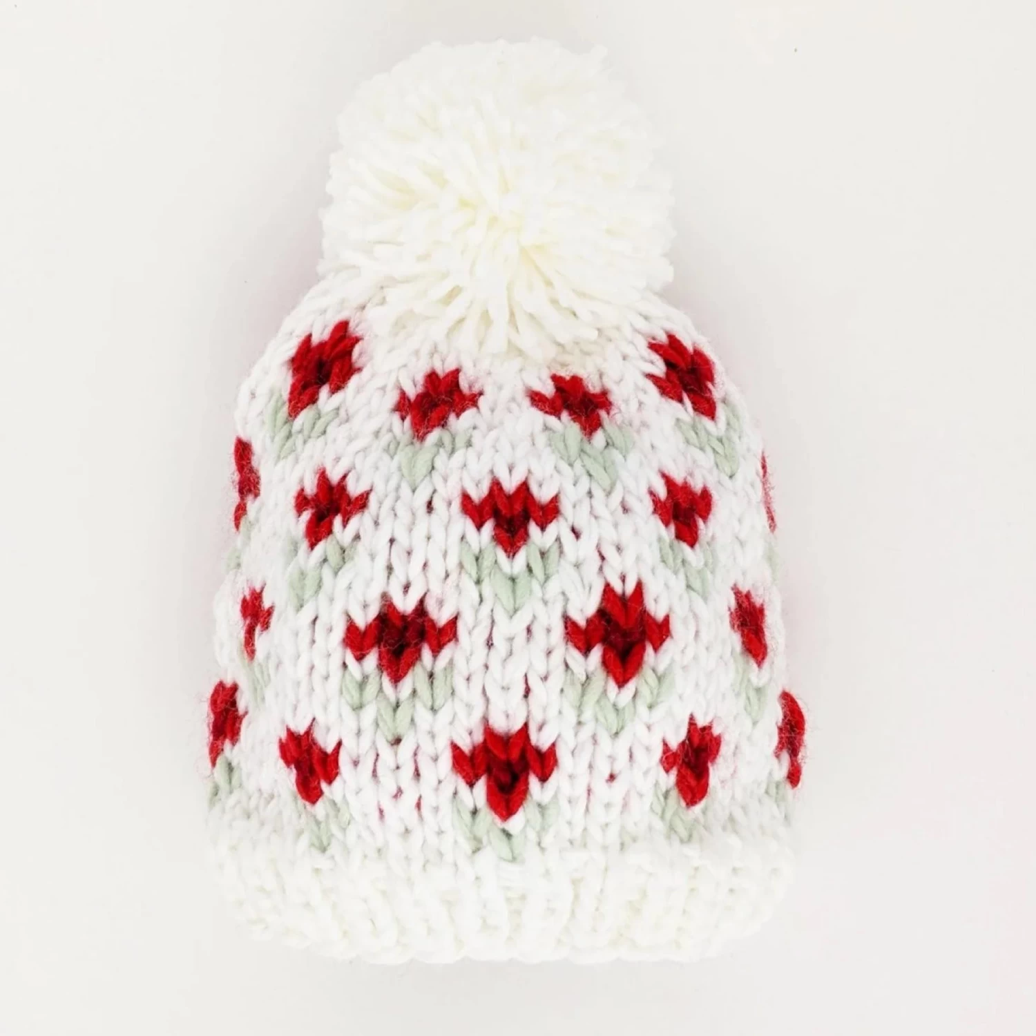 Bitty Blooms Holiday Beanie Hat