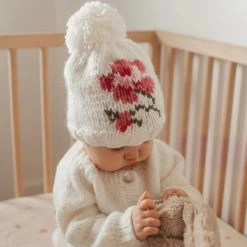 Rose Beanie Hat