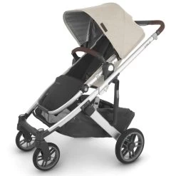 UPPAbaby Cruz V2 Stroller - Declan (Oat/Silver/Brown Leather)
