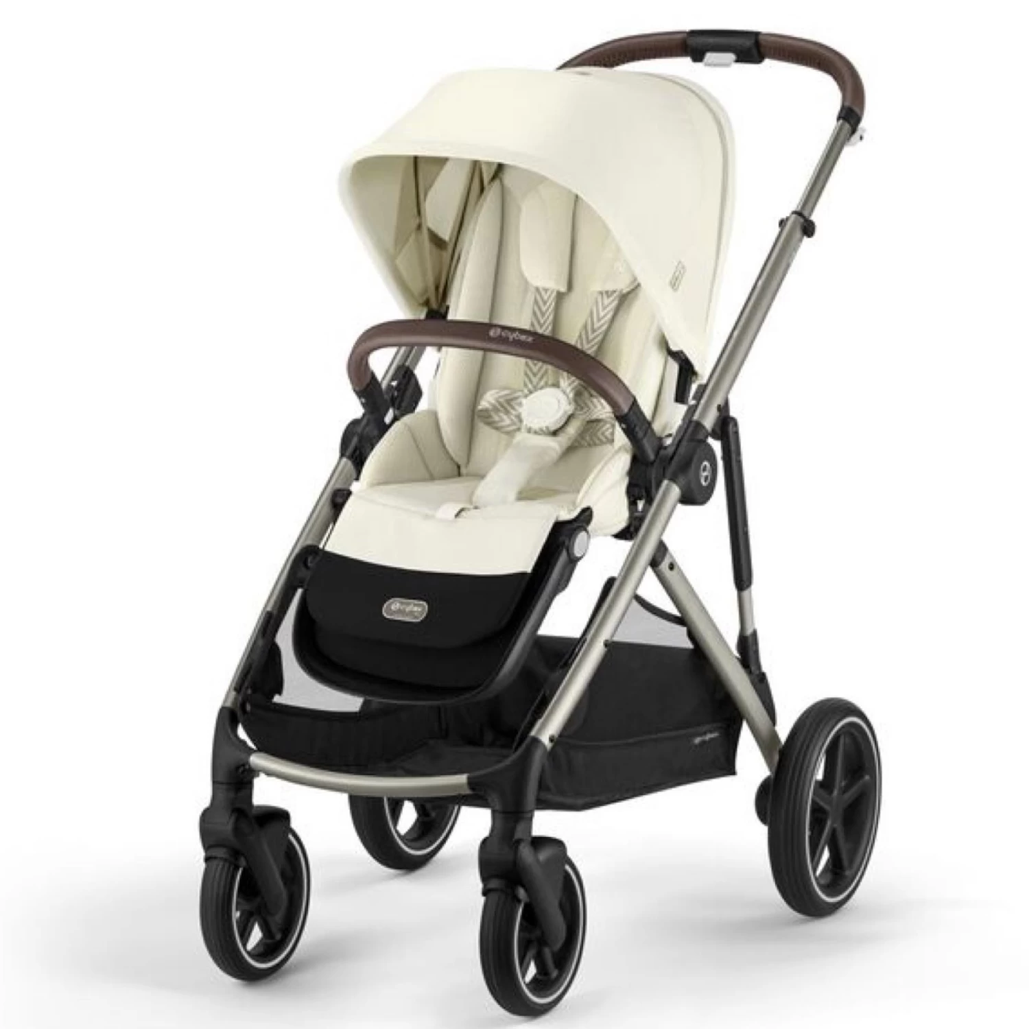 Cybex Gazelle S Stroller - Seashell Beige (Taupe Frame)