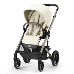 Cybex Balios S Lux Stroller - Seashell Beige (Taupe Frame)