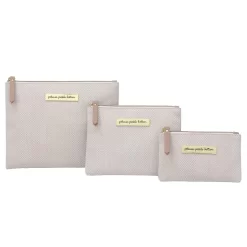 Organizer Trio - Grey Matte Cable Stitch