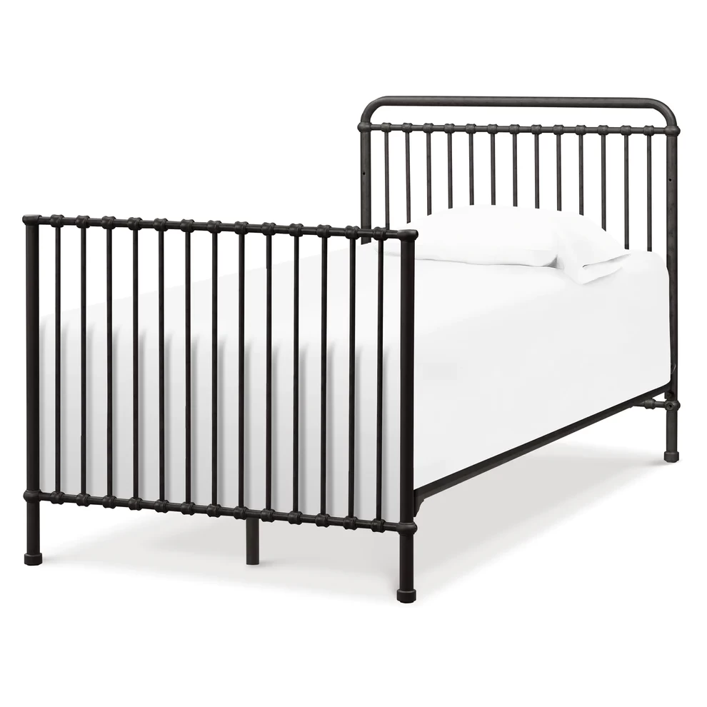 MDB Winston 4-in-1 Convertible Mini Crib - Vintage Iron - Image 7