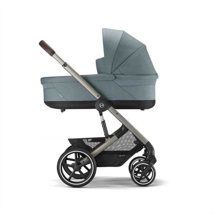 Cybex Balios S Lux Stroller - Sky Blue (Taupe Frame) - Image 7