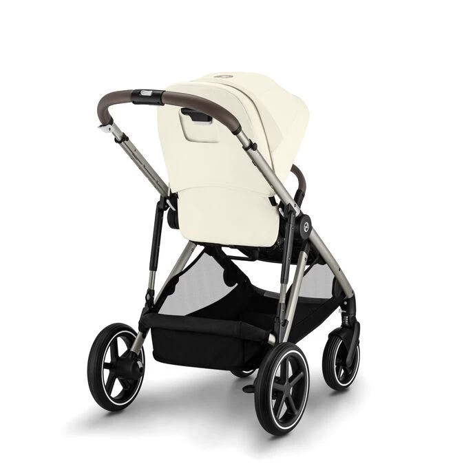 Cybex Gazelle S Stroller - Seashell Beige (Taupe Frame) - Image 2