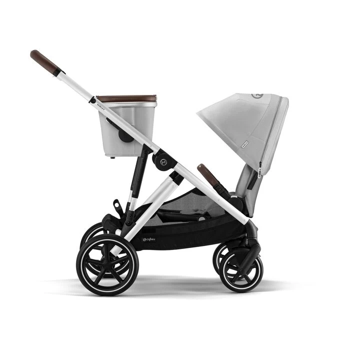 Cybex Gazelle S Stroller - Lava Grey (Silver Frame) - Image 6