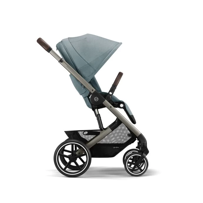 Cybex Balios S Lux Stroller - Sky Blue (Taupe Frame) - Image 3