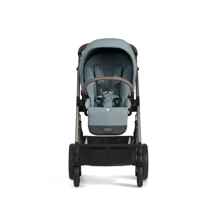 Cybex Balios S Lux Stroller - Sky Blue (Taupe Frame) - Image 4