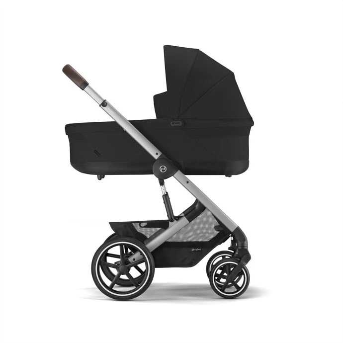 Cybex Balios S Lux Stroller - Moon Black (Silver Frame) - Image 7